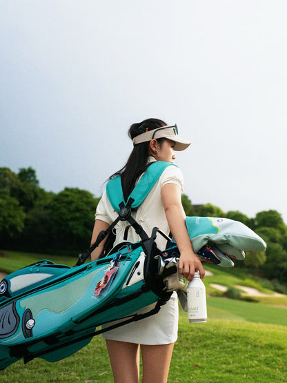 TESAI Signature Stand Bag—Aqua Celeste