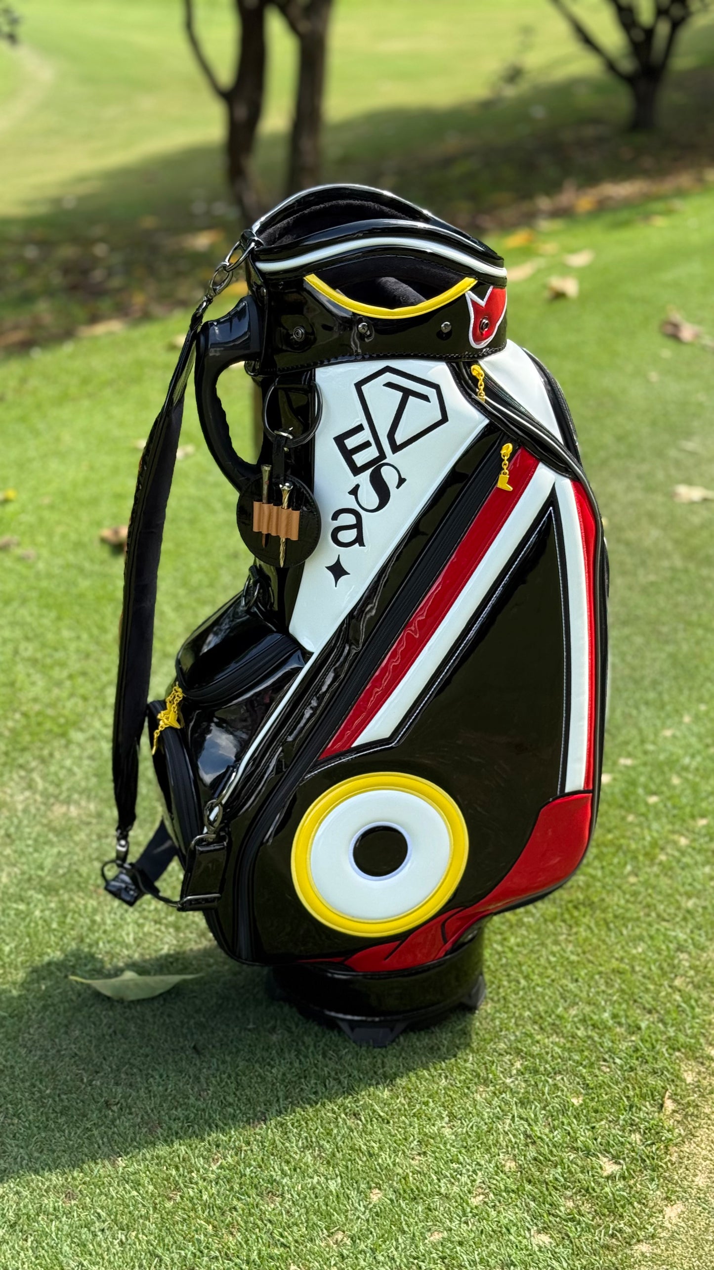 TESAI Signature Tour Bag—Crimson Bird