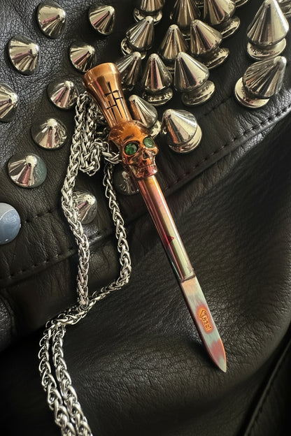 TESAI Skull Divot Tool Pendant (Copper)