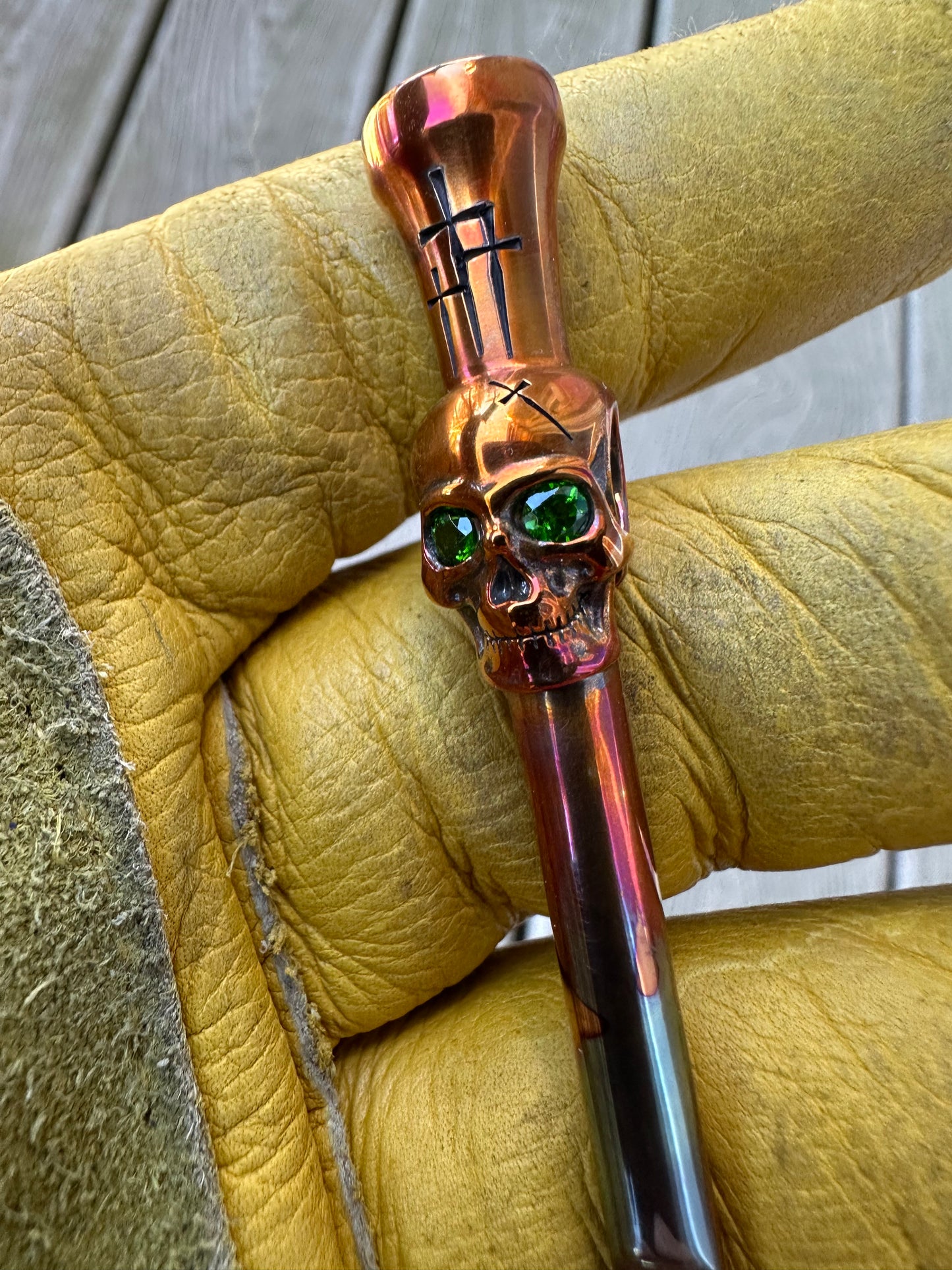 TESAI Skull Divot Tool Pendant (Copper)