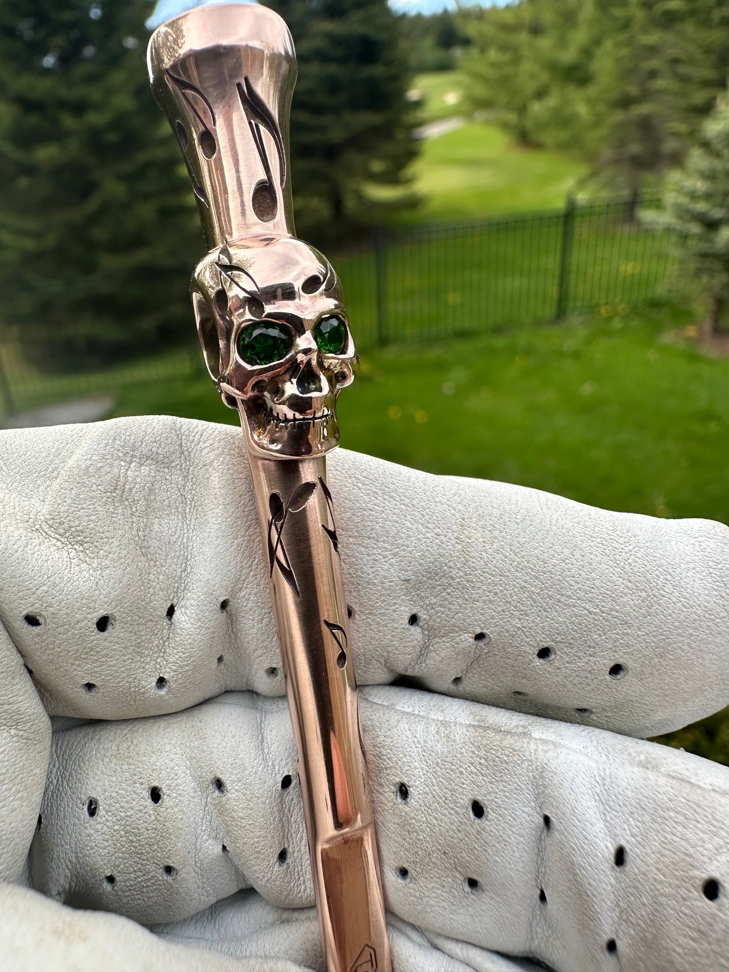 TESAI Skull Divot Tool Pendant (Copper)
