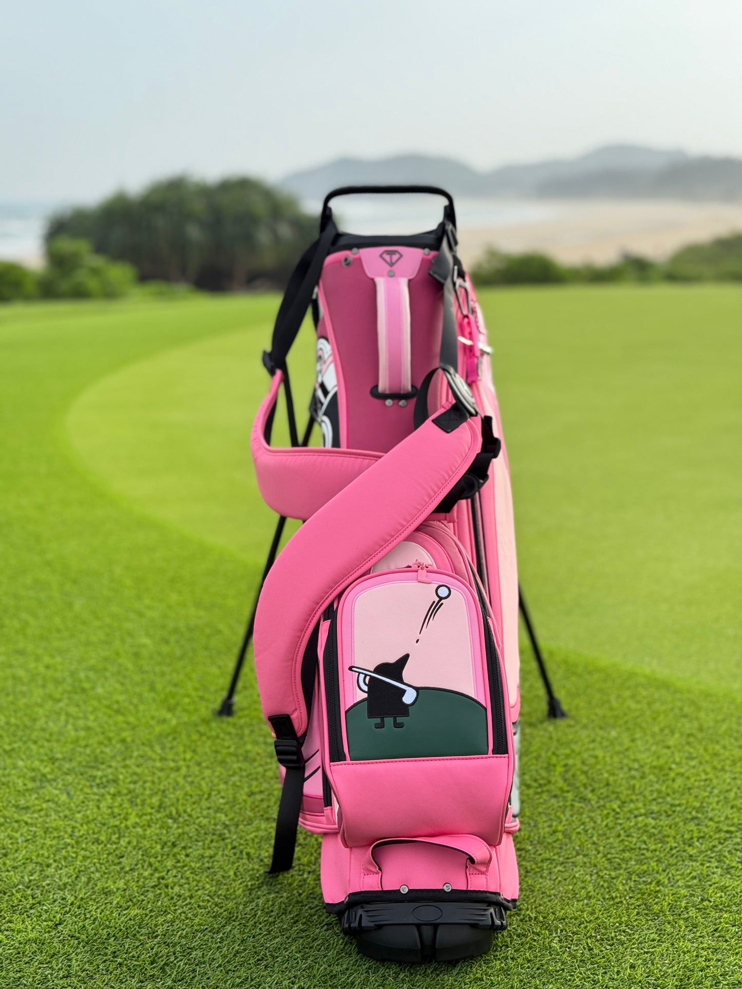 TESAI Signature Stand Bag—Vitality Rose