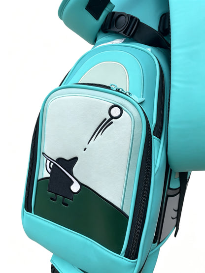 TESAI Signature Stand Bag—Aqua Celeste